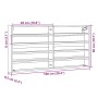 Vitrina de madera de ingeniería gris hormigón 100x8,5x50 cm de , Estantes y estanterías - Ref: Foro24-847950, Precio: 35,59 €...