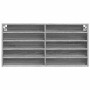 Vitrina de madera de ingeniería gris Sonoma 100x8,5x50 cm de , Estantes y estanterías - Ref: Foro24-847952, Precio: 40,84 €, ...