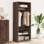 Armario madera de ingeniería color roble marrón 80x50x200 cm de , Armarios roperos - Ref: Foro24-3307699, Precio: 184,88 €, D...