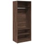 Armario madera de ingeniería color roble marrón 80x50x200 cm de , Armarios roperos - Ref: Foro24-3307699, Precio: 188,19 €, D...