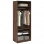Armario madera de ingeniería color roble marrón 80x50x200 cm de , Armarios roperos - Ref: Foro24-3307699, Precio: 184,88 €, D...