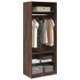 Armario madera de ingeniería color roble marrón 80x50x200 cm de , Armarios roperos - Ref: Foro24-3307699, Precio: 188,19 €, D...