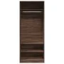 Armario madera de ingeniería color roble marrón 80x50x200 cm de , Armarios roperos - Ref: Foro24-3307699, Precio: 184,88 €, D...
