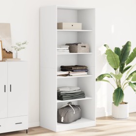 Armario de madera de ingeniería blanco 80x50x200 cm de , Armarios roperos - Ref: Foro24-3307720, Precio: 165,01 €, Descuento: %