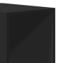 Armario de madera de ingeniería negro 30x50x200 cm de , Armarios roperos - Ref: Foro24-3307703, Precio: 136,56 €, Descuento: %