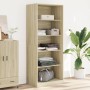 Armario de madera de ingeniería roble Sonoma 80x50x200 cm de , Armarios roperos - Ref: Foro24-3307722, Precio: 170,46 €, Desc...