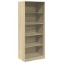Armario de madera de ingeniería roble Sonoma 80x50x200 cm de , Armarios roperos - Ref: Foro24-3307722, Precio: 170,46 €, Desc...