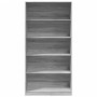 Armario de madera contrachapada gris Sonoma 100x50x200 cm de , Armarios roperos - Ref: Foro24-3307734, Precio: 199,13 €, Desc...