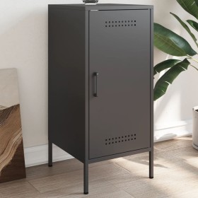 Aparador acero negro 36x39x79 cm de , Aparadores - Ref: Foro24-843012, Precio: 71,69 €, Descuento: %