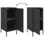 Aparador acero negro 36x39x79 cm de , Aparadores - Ref: Foro24-843012, Precio: 71,06 €, Descuento: %