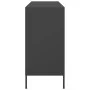 Aparador acero negro 100,5x39x79 cm de , Aparadores - Ref: Foro24-843090, Precio: 141,90 €, Descuento: %