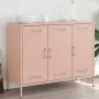 Rosa Stahlschrank 100,5x39x79 cm von , Sideboards - Ref: Foro24-843025, Preis: 175,16 €, Rabatt: %