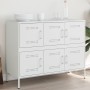 Aparador acero blanco 100,5x39x79 cm de , Aparadores - Ref: Foro24-843101, Precio: 170,92 €, Descuento: %