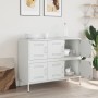 Aparador acero blanco 100,5x39x79 cm de , Aparadores - Ref: Foro24-843101, Precio: 170,92 €, Descuento: %