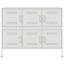 Aparador acero blanco 100,5x39x79 cm de , Aparadores - Ref: Foro24-843101, Precio: 170,92 €, Descuento: %