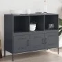 Aparador acero gris antracita 100,5x39x79 cm de , Aparadores - Ref: Foro24-843092, Precio: 151,14 €, Descuento: %