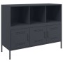 Aparador acero gris antracita 100,5x39x79 cm de , Aparadores - Ref: Foro24-843092, Precio: 153,17 €, Descuento: %