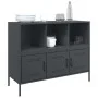 Aparador acero gris antracita 100,5x39x79 cm de , Aparadores - Ref: Foro24-843092, Precio: 151,14 €, Descuento: %