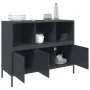 Aparador acero gris antracita 100,5x39x79 cm de , Aparadores - Ref: Foro24-843092, Precio: 151,14 €, Descuento: %