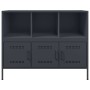 Aparador acero gris antracita 100,5x39x79 cm de , Aparadores - Ref: Foro24-843092, Precio: 153,17 €, Descuento: %