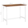 Mesa de bar madera maciza 108x60x91 cm en Mesas de comedor | Comprar online en Foru.es