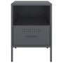Mesitas de noche 2 unidades acero gris antracita 36x39x50,5 cm de , Mesitas de noche - Ref: Foro24-843059, Precio: 111,56 €, ...
