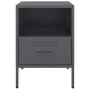 Mesitas de noche 2 unidades acero gris antracita 36x39x50,5 cm by , Nightstands - Ref: Foro24-843059, Price: 110,29 €, Discou...
