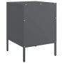 Mesitas de noche 2 unidades acero gris antracita 36x39x50,5 cm by , Nightstands - Ref: Foro24-843059, Price: 110,29 €, Discou...