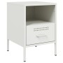 Mesitas de noche 2 unidades acero blanco 36x39x50,5 cm de , Mesitas de noche - Ref: Foro24-843065, Precio: 111,15 €, Descuent...