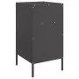 Mesitas de noche 2 unidades acero negro 36x39x68 cm de , Mesitas de noche - Ref: Foro24-843067, Precio: 107,36 €, Descuento: %