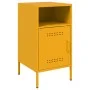 Mesitas de noche 2 unidades acero amarillo mostaza 36x39x68 cm de , Mesitas de noche - Ref: Foro24-843073, Precio: 114,10 €, ...