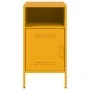 Mesitas de noche 2 unidades acero amarillo mostaza 36x39x68 cm de , Mesitas de noche - Ref: Foro24-843073, Precio: 114,10 €, ...