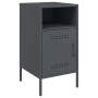 Mesitas de noche 2 unidades acero gris antracita 36x39x68 cm de , Mesitas de noche - Ref: Foro24-843071, Precio: 115,34 €, De...