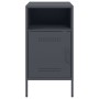 Mesitas de noche 2 unidades acero gris antracita 36x39x68 cm de , Mesitas de noche - Ref: Foro24-843071, Precio: 115,34 €, De...