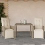 Mesita y sillas jardín 3 pzas y cojines ratán sintético beige de , Conjuntos de jardín - Ref: Foro24-3276937, Precio: 371,76 ...