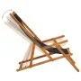 Silla de playa plegable madera maciza de eucalipto y tela negra de vidaXL, Sillas de jardín - Ref: Foro24-310313, Precio: 69,...