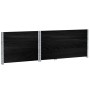 Collares de palets 3 uds madera maciza de pino negro 120x80 cm de , Plataformas de carga y palés - Ref: Foro24-3295367, Preci...