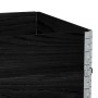 Collares de palets 3 uds madera maciza de pino negro 120x80 cm de , Plataformas de carga y palés - Ref: Foro24-3295367, Preci...