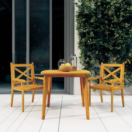 Mesa de jardín madera maciza de acacia 85x85x75 cm de vidaXL, Mesas de jardín - Ref: Foro24-310300, Precio: 119,56 €, Descuen...
