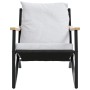 Sillas de jardín con cojines 2 uds acero negro de , Conjuntos de jardín - Ref: Foro24-4009304, Precio: 229,30 €, Descuento: %