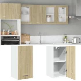 Armario colgante cocina contrachapada color roble 29,5x31x60 cm de , Armarios de cocina - Ref: Foro24-847495, Precio: 37,90 €...