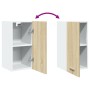 Armario colgante cocina contrachapada color roble 29,5x31x60 cm de , Armarios de cocina - Ref: Foro24-847495, Precio: 39,28 €...