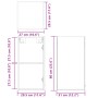 Armario colgante cocina contrachapada color roble 29,5x31x60 cm de , Armarios de cocina - Ref: Foro24-847495, Precio: 39,28 €...