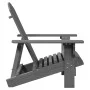 Silla Adirondack madera maciza de abeto gris 69x85x90,5 cm de , Sillas de jardín - Ref: Foro24-4007244, Precio: 87,30 €, Desc...