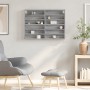 Vitrina de madera de ingeniería gris Sonoma 80x8,5x58 cm de , Estantes y estanterías - Ref: Foro24-847959, Precio: 44,38 €, D...