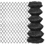 Valla de tela metálica acero gris 15x0,8 m de , Paneles de vallas - Ref: Foro24-142423, Precio: 45,44 €, Descuento: %