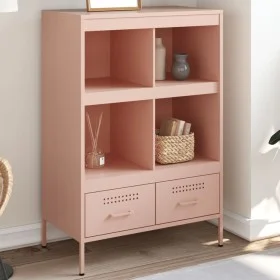 Aparador acero rosa 68x39x101,5 cm de , Aparadores - Ref: Foro24-843103, Precio: 153,83 €, Descuento: %