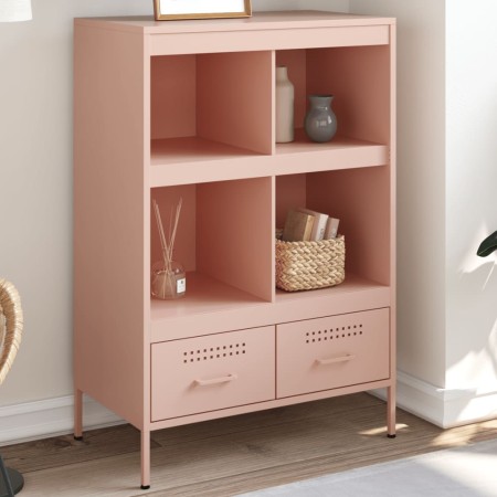 Aparador acero rosa 68x39x101,5 cm de , Aparadores - Ref: Foro24-843103, Precio: 155,88 €, Descuento: %