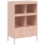 Aparador acero rosa 68x39x101,5 cm de , Aparadores - Ref: Foro24-843103, Precio: 155,88 €, Descuento: %