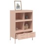 Aparador acero rosa 68x39x101,5 cm de , Aparadores - Ref: Foro24-843103, Precio: 155,88 €, Descuento: %